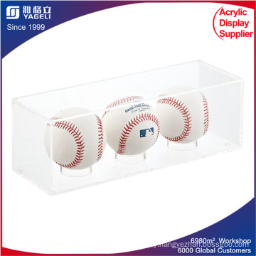 Soccer Ball Box Acrylic Perspex Lucite Baseball Cube Box
